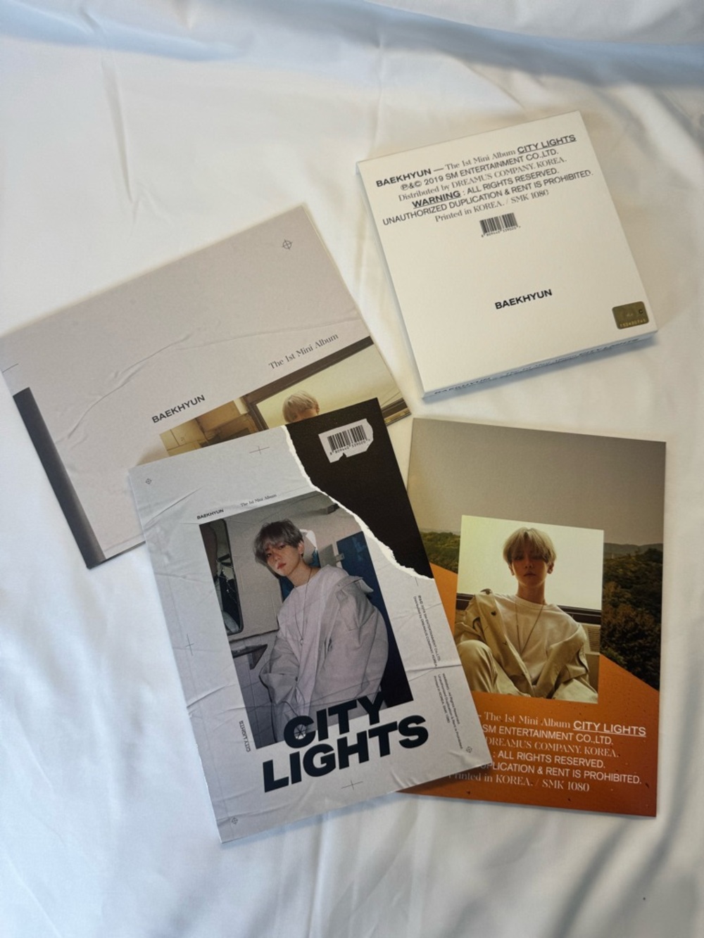 Baekhyun CITY LIGHTS 1st Mini Album CD and Poster - Picture 5 of 16